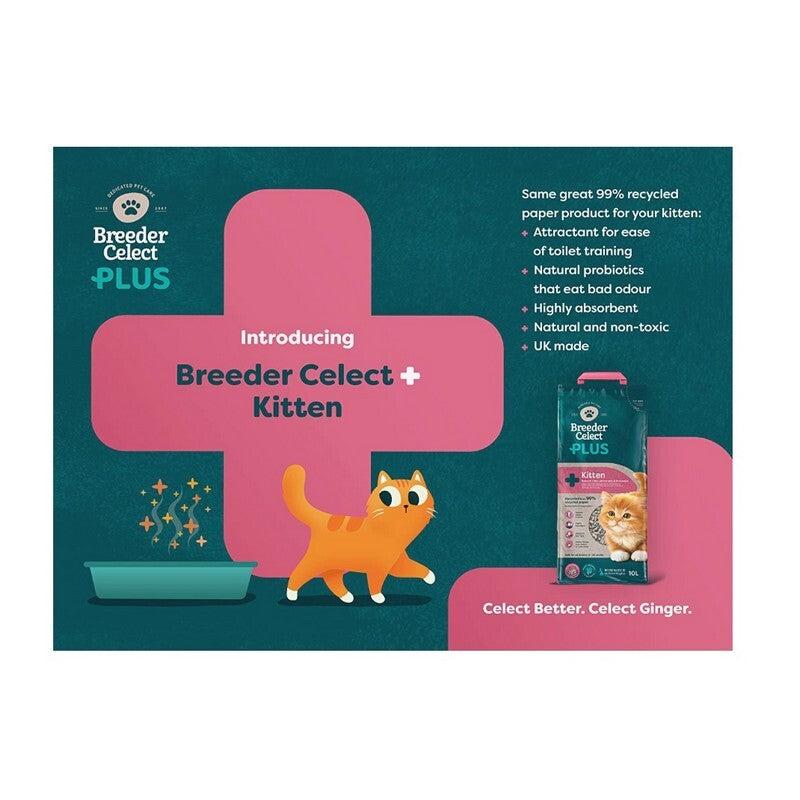 Breeder Celect Plus Kitten Litter 25L