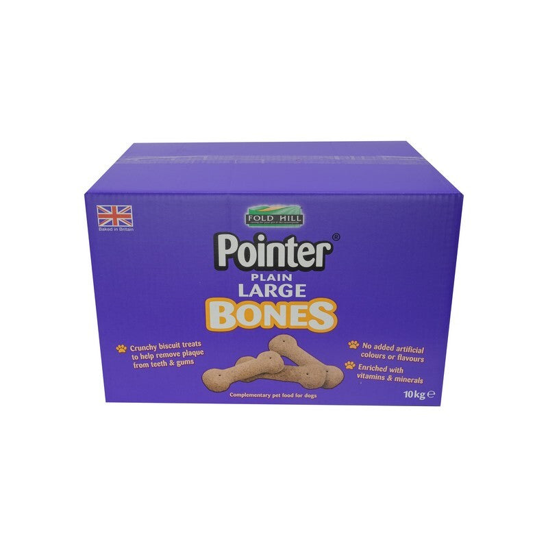 Pointer / Chewdles Plain Large Bones 10kg