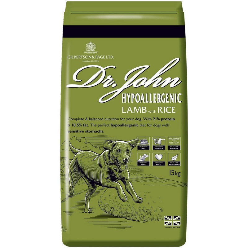 Dr Johns Hypoallergenic Lamb with Rice 4kg