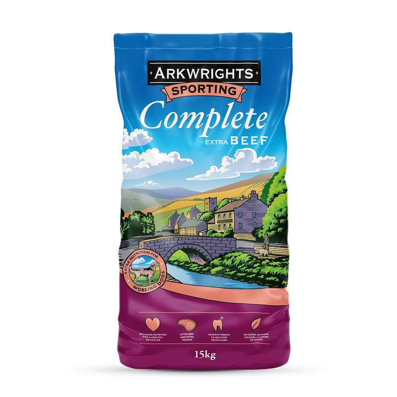Arkwrights Sporting Complete Extra Beef 15kg