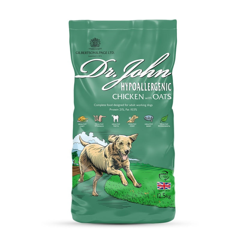 Dr John Hypoallergenic Chicken with Oats 12.5kg