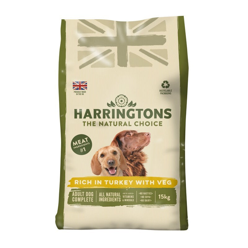 Harringtons Adult rich in Turkey & Veg 15kg