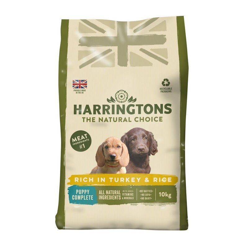 Harringtons Puppy rich in Turkey & Rice 10kg