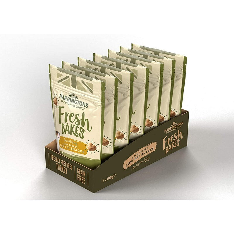 Harringtons Low Fat Treats 100g x 7