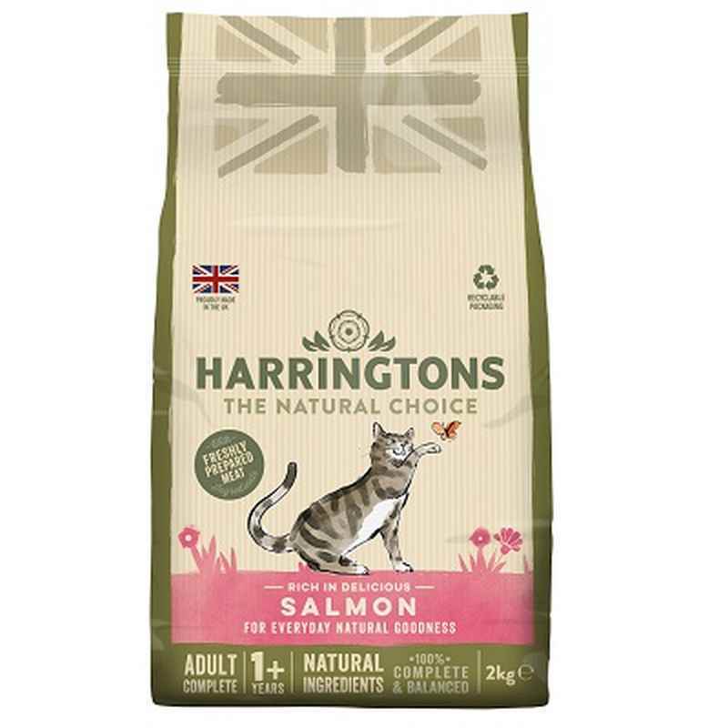Harringtons Cat Adult Salmon 2kg x 4