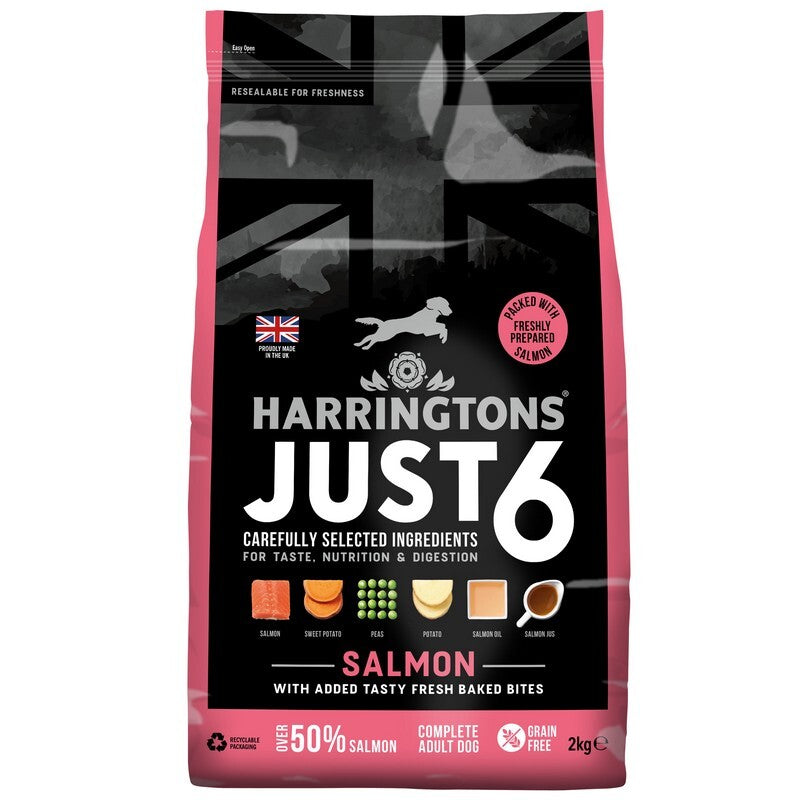 Harringtons Just 6 Salmon 2kg x 4