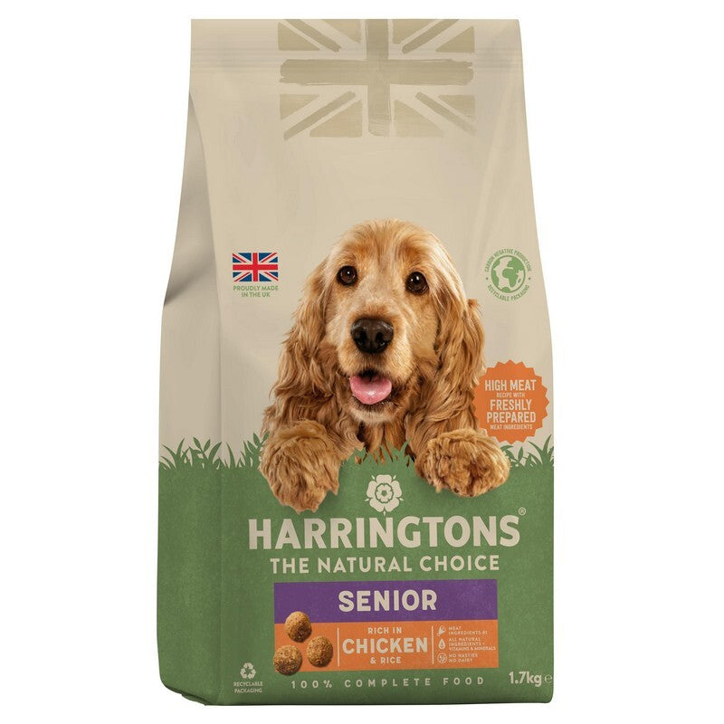 Harringtons Senior rich in Chicken & Rice 1.7kg x 4