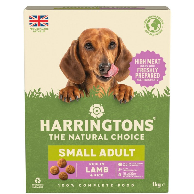 Harringtons Small Dog Adult rich in Lamb & Rice 1kg x 5
