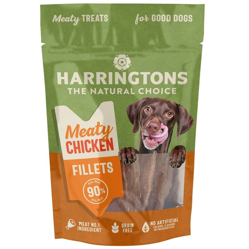 Harringtons Natural Choice Meaty Chicken Fillets Treats 70g x 8