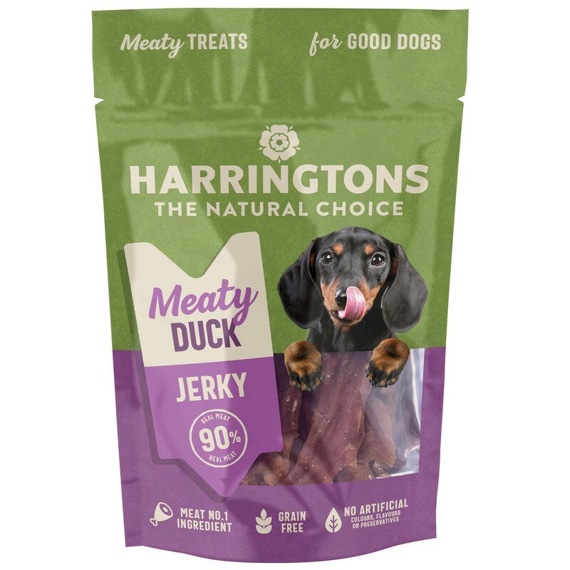 Harringtons Natural Choice Meaty Duck Jerky Treats 70g x 8