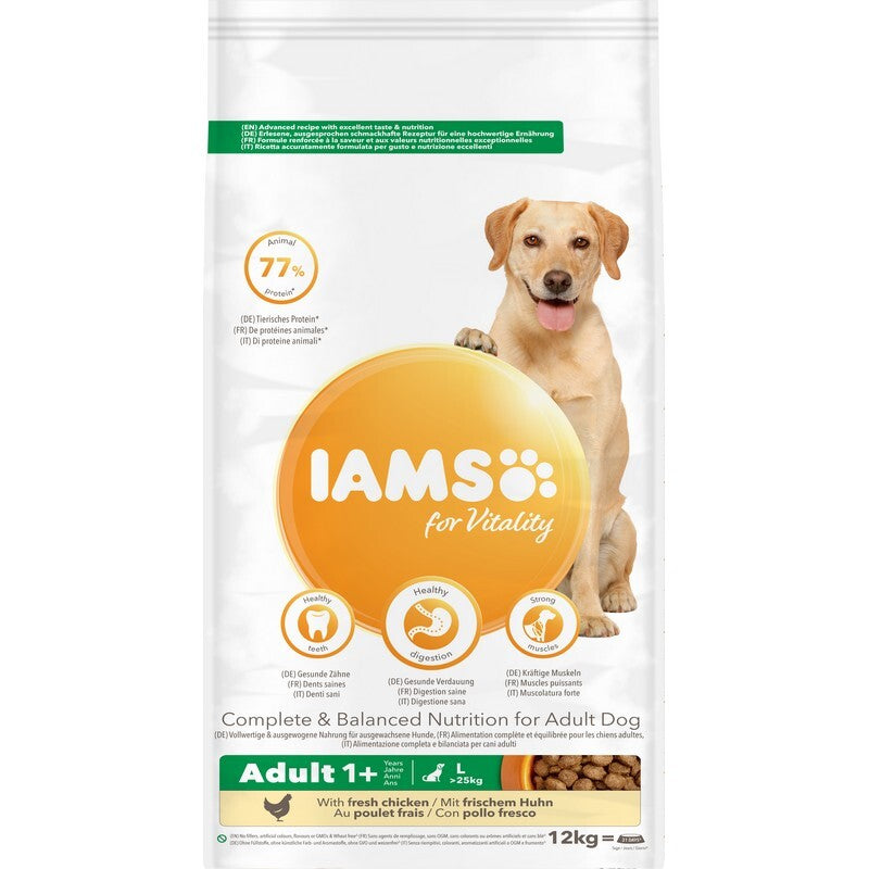 Iams Dog Adult Large Chicken 12kg