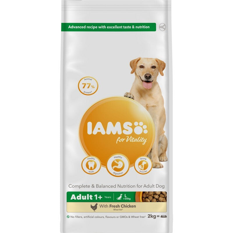 Iams Dog Adult Large Chicken 2kg x 2