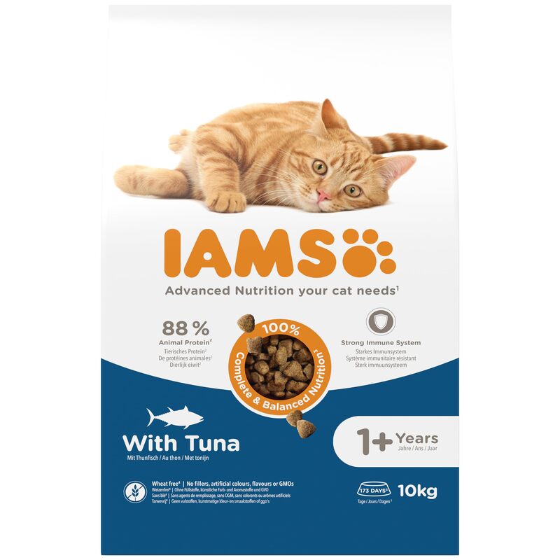 Iams Cat Adult with Tuna 10kg