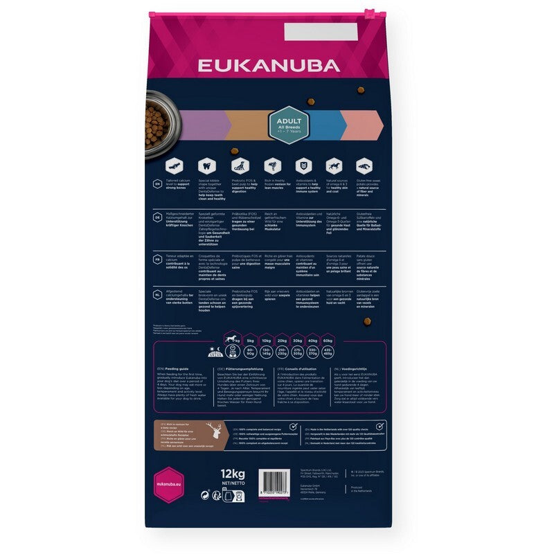 Eukanuba Adult Grain Free All Breeds Venison 12kg