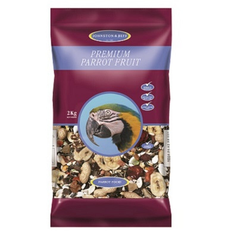 Johnston & Jeff Premium Parrot Fruit 2kg x 6