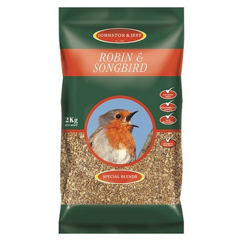 Johnston & Jeff Robin Mix With Insects 2kg x 6