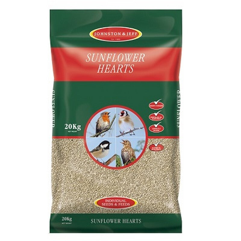 Johnston & Jeff Sunflower Hearts 20kg