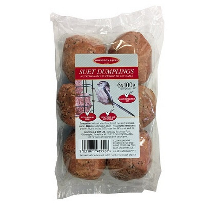 Johnston & Jeff Suet Dumplings Wrapped 100g x 6 x 12