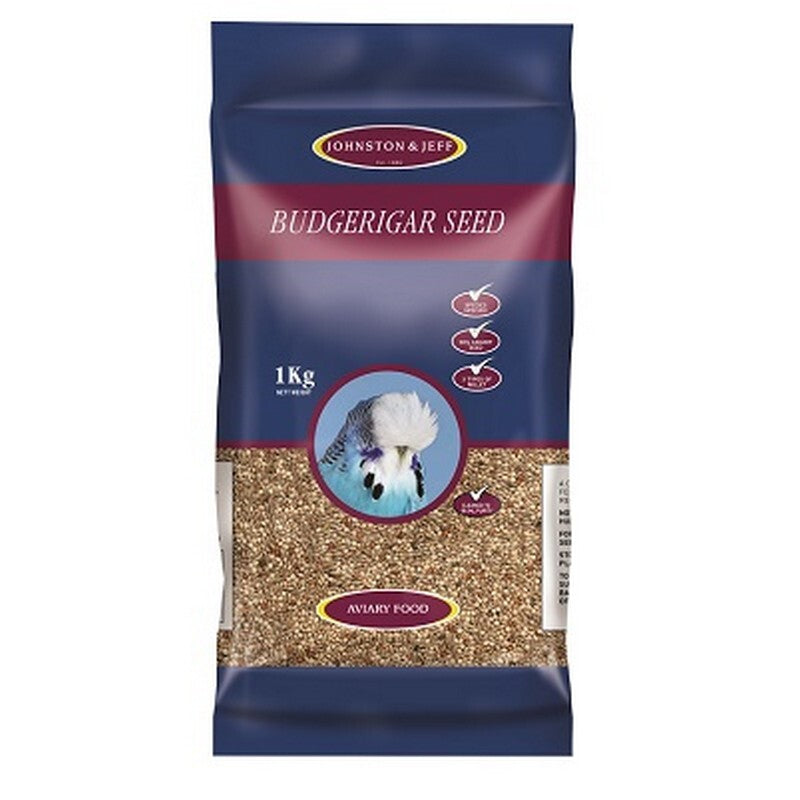Johnston & Jeff Expert Budgerigar Seed 1kg x 6