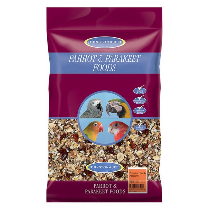 Johnston & Jeff Premium Fruity Parakeet Mix 1kg x 6