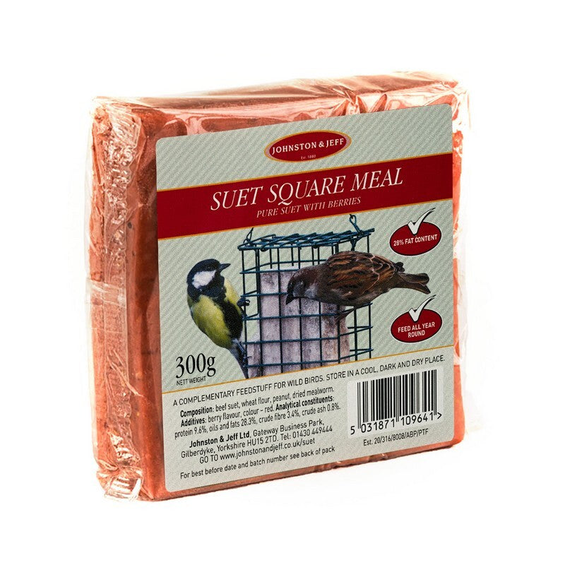 Johnston & Jeff Suet Blocks with Berries 300g x 24