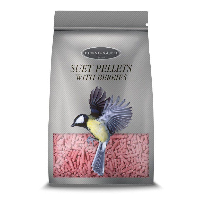Johnston & Jeff Suet Pellets with Berries 1kg x 12