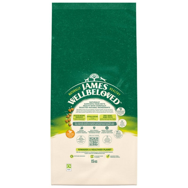 James Wellbeloved Senior Turkey & Rice 15kg
