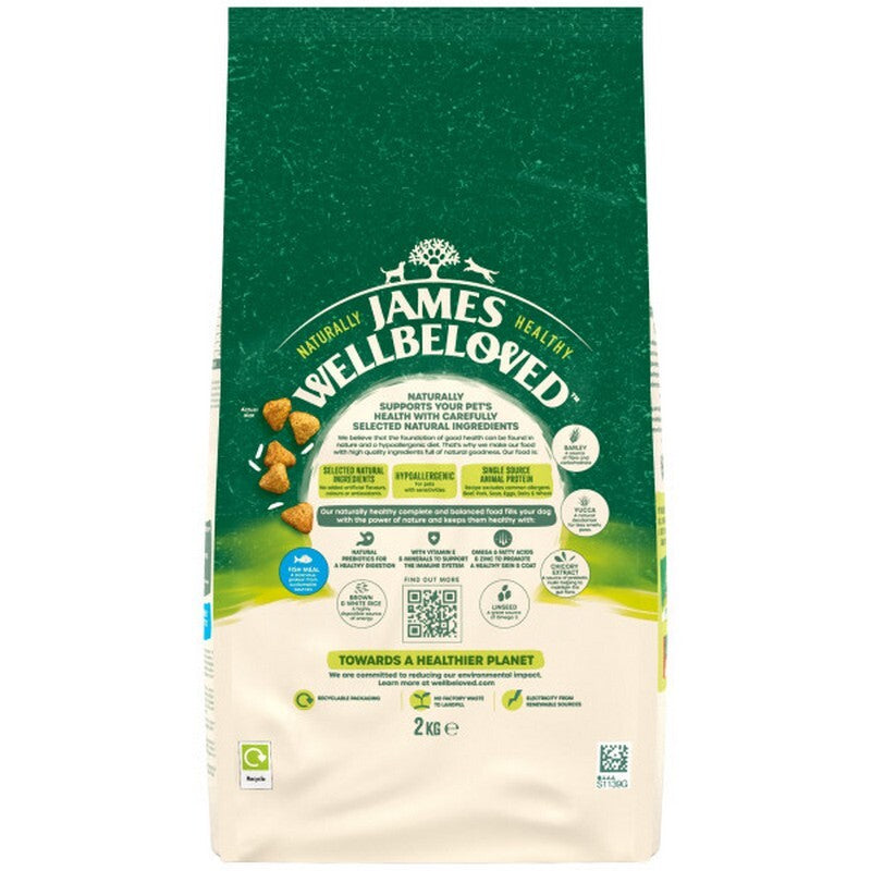 James Wellbeloved Adult Fish & Rice 2kg
