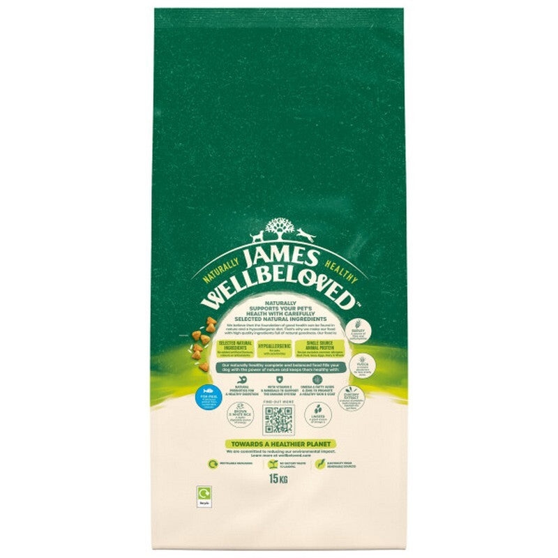 James Wellbeloved Adult Fish & Rice 15kg