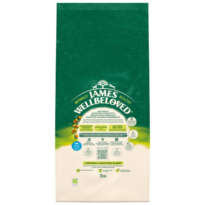 James Wellbeloved Senior Fish & Rice 15kg