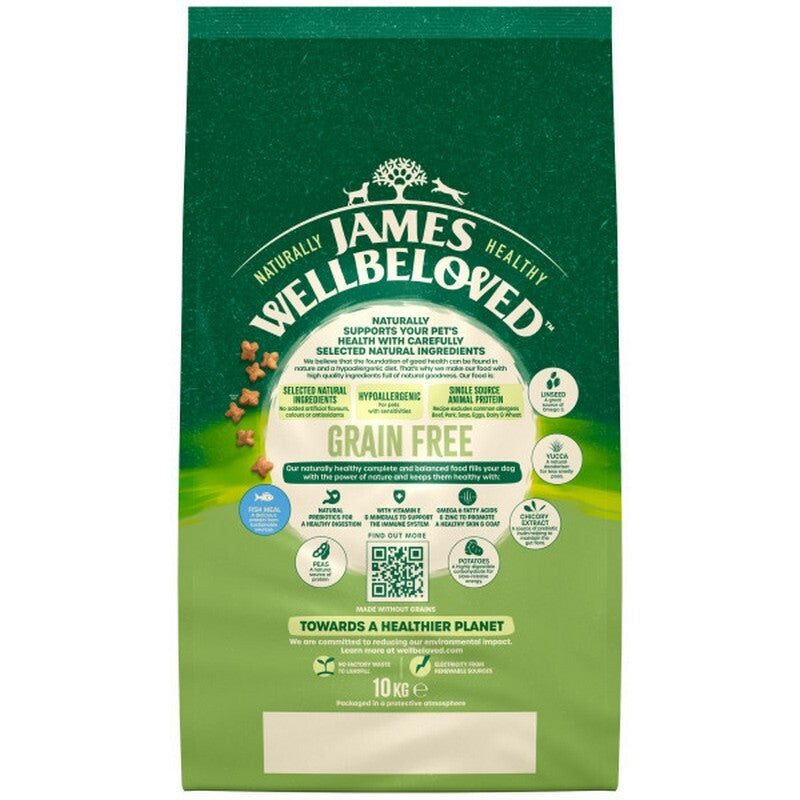 James Wellbeloved Adult Grain Free Fish & Vegetable 10kg