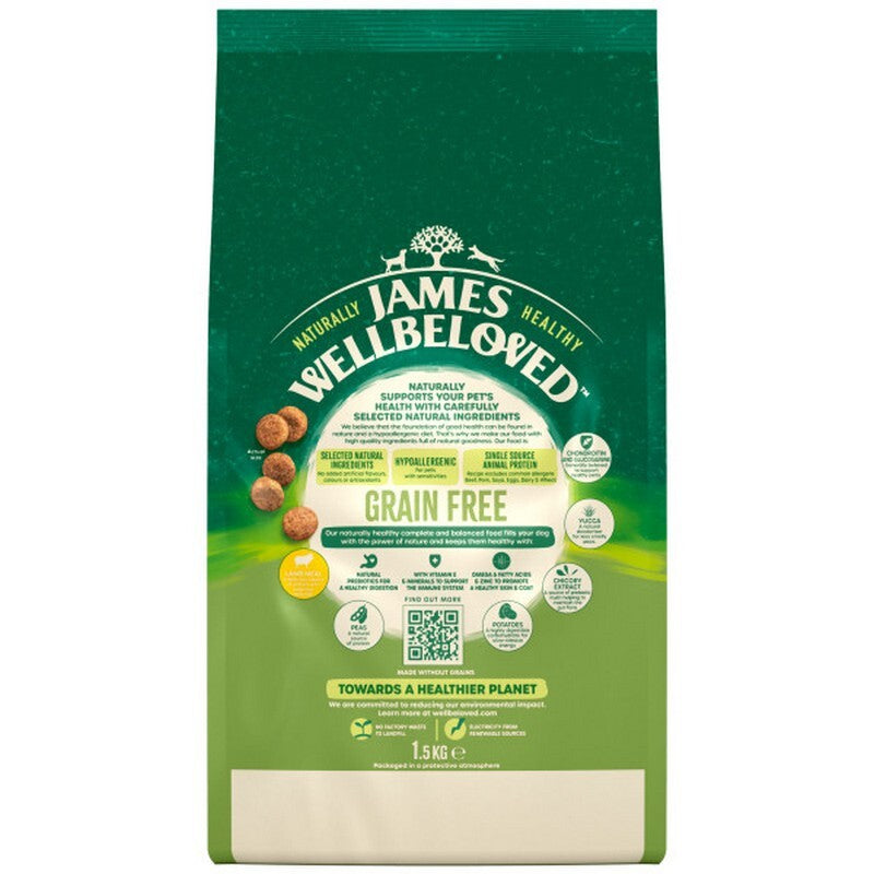 James Wellbeloved Senior Grain Free Lamb & Vegetable 1.5kg