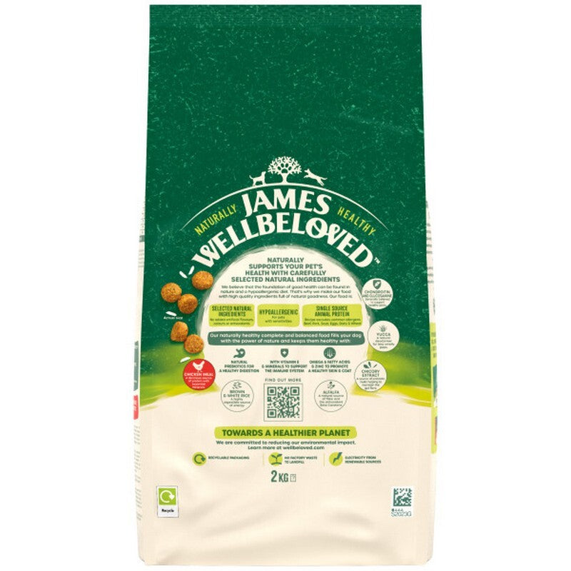 James Wellbeloved Senior Chicken & Rice 2kg