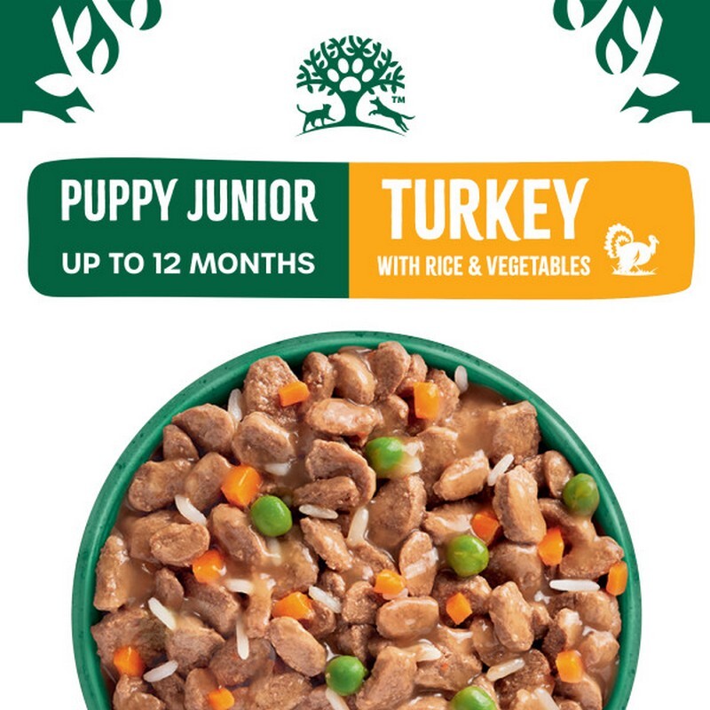 James Wellbeloved Puppy Turkey in Gravy Pouches 90g x 12 x 4