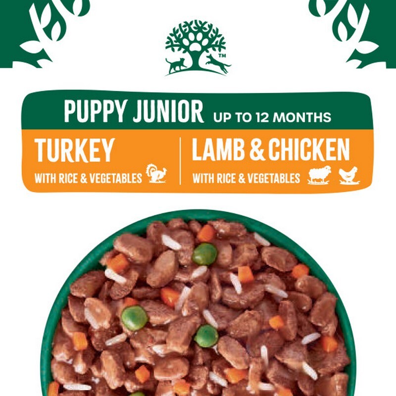 James Wellbeloved Puppy Turkey, Lamb & Chicken in Gravy Pouches 90g x 48