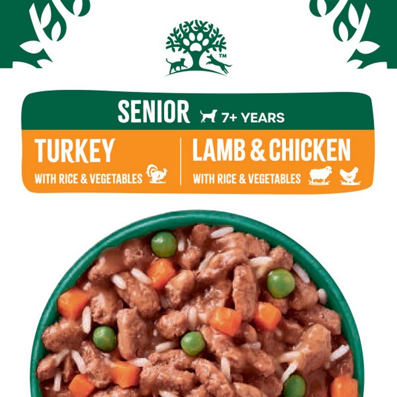 James Wellbeloved Senior Turkey, Lamb & Chicken in Gravy Pouches 90g x 48