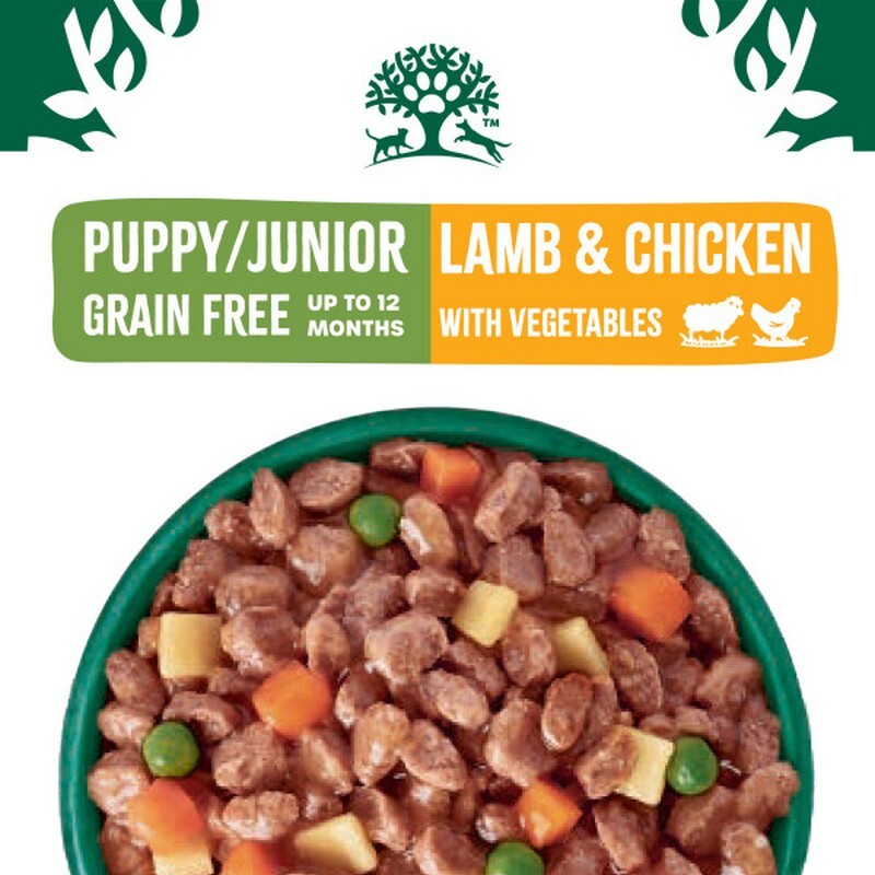 James Wellbeloved Grain Free Puppy Lamb & Chicken in Gravy 90g x 12 x 4