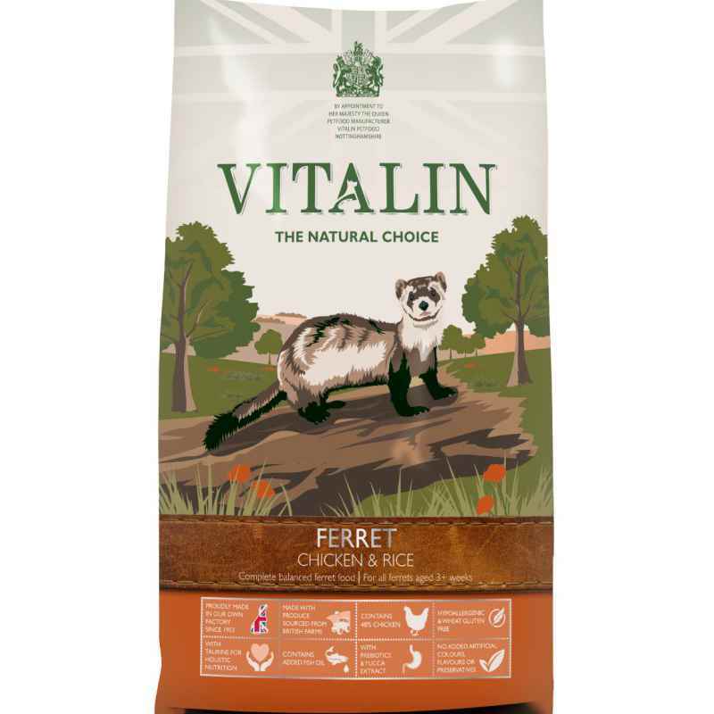 Vitalin Ferret British Chicken & Rice 2kg x 4