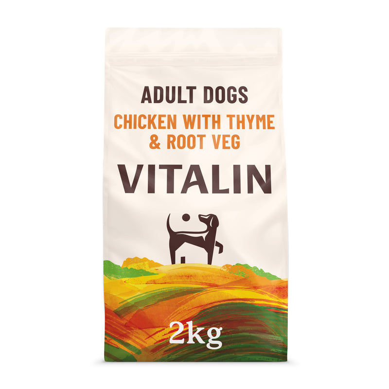 Vitalin Adult Chicken with Thyme & Root Veg 2kg x 4