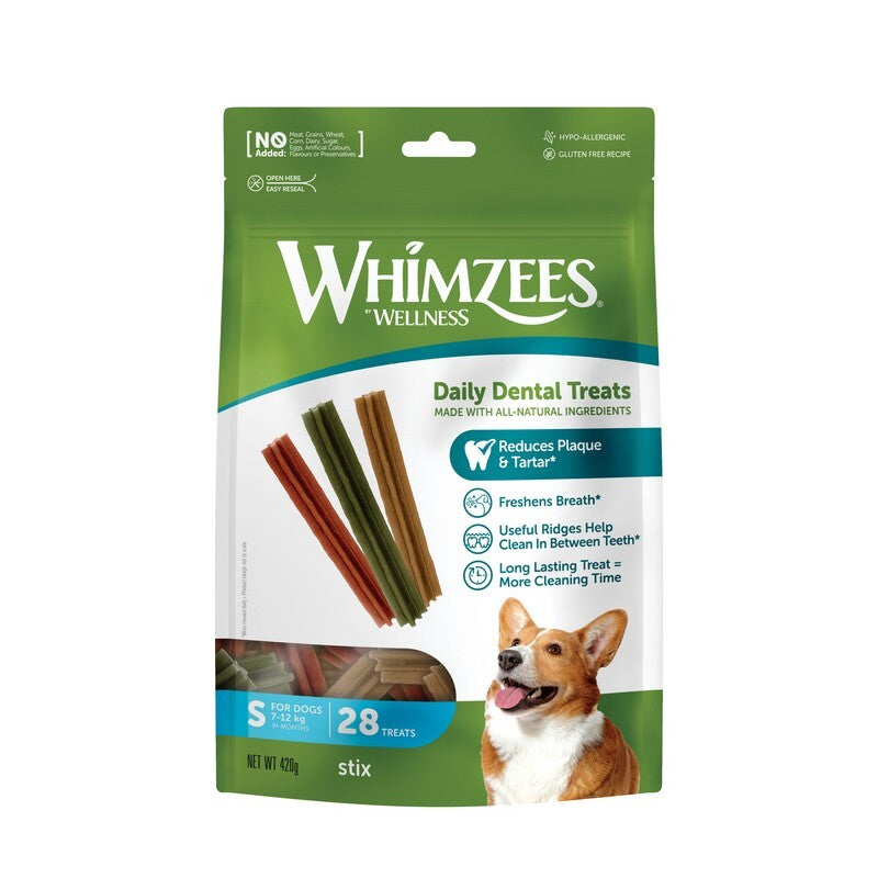 Whimzees Stix Small 28 Bag x 6