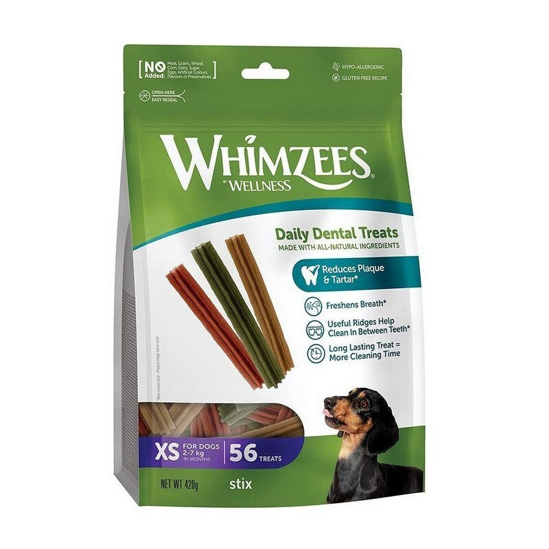 Whimzees Stix Extra Small 56 bag x 6
