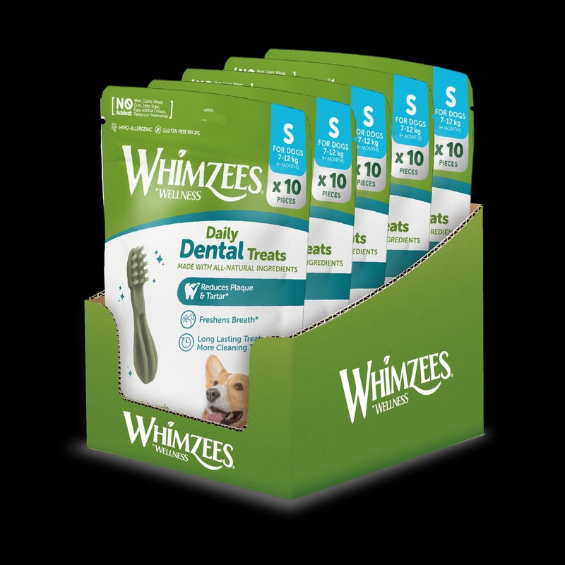 Whimzees Toothbrush Trial Pack Small 10 pieces x 5