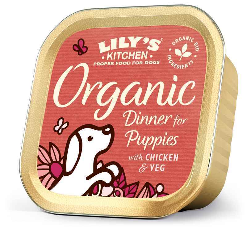 Lilys Kitchen Organic Dinner for Puppies Foil 150g x 11
