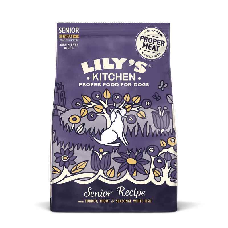 Lilys Kitchen Senior Recipe Turkey & Trout Dog 7kg