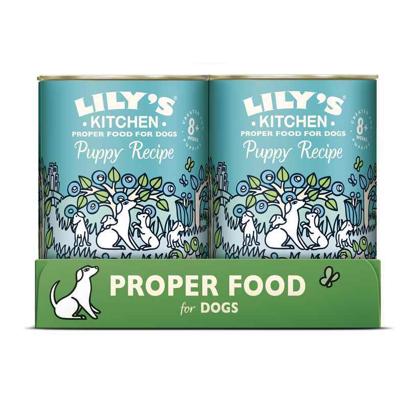 Lilys Kitchen Puppy Recipe Turkey & Duck 400g x 6