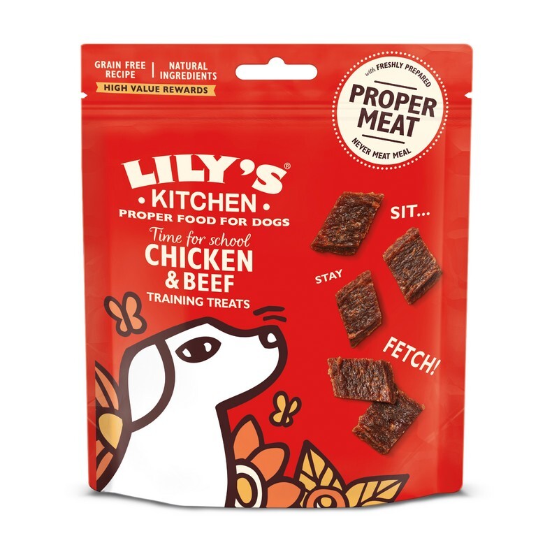 Lilys Kitchen Chicken & Beef Training Treats Dog 70g x 8
