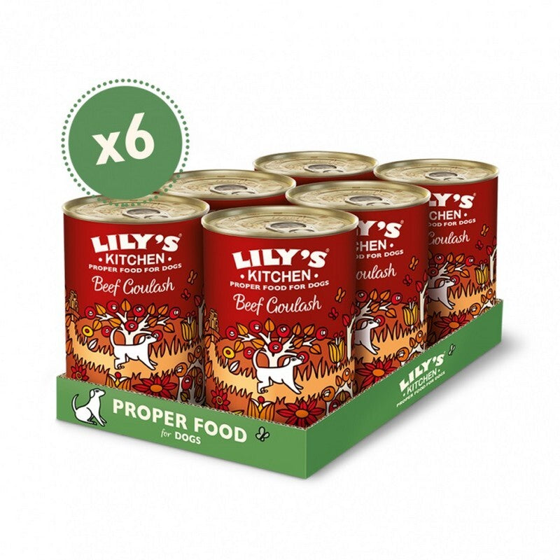 Lilys Kitchen Beef Goulash Tins 400g x 6