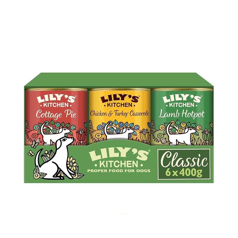 Lilys Kitchen Classic Dinners Multipack Tins 400g x 6