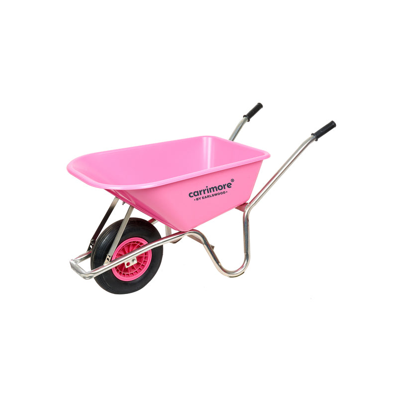 Carrimore Stable Wheelbarrow - Pink 120L
