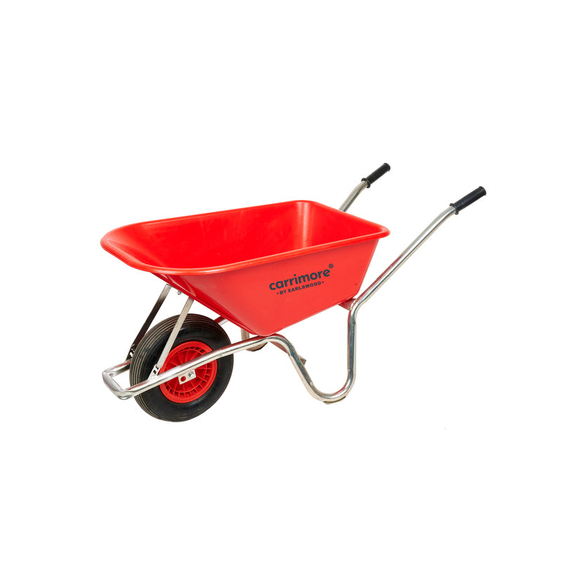 Carrimore Stable Wheelbarrow - Red 120L